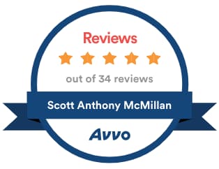 Avvo Reviews: 5 Stars Out of 34 Reviews: Scott Anthony McMillan